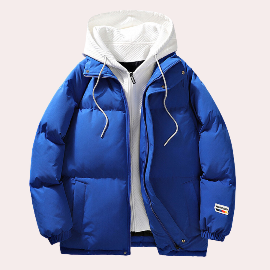 Stylish men's hooded jacket by Olman