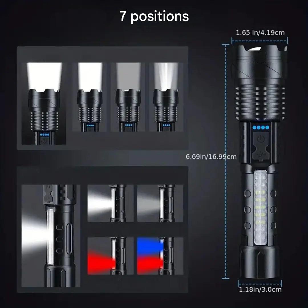 Bright Heavy Duty LED Tactical Flashlight
