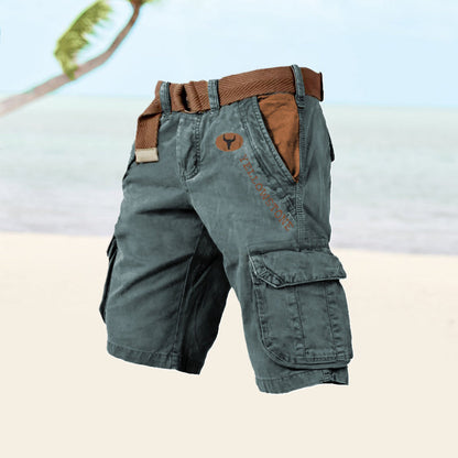 Men's multi-purpose cargo shorts - iman