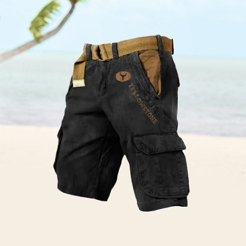 Men's multi-purpose cargo shorts - iman