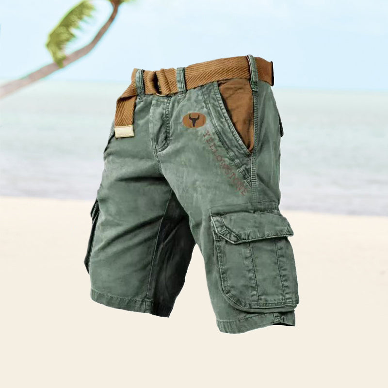 Men's multi-purpose cargo shorts - iman