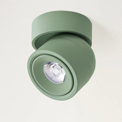 Adjustable LED spot for ceiling in aluminum