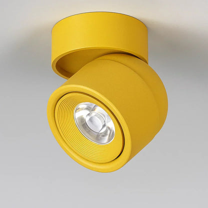 Adjustable LED spot for ceiling in aluminum
