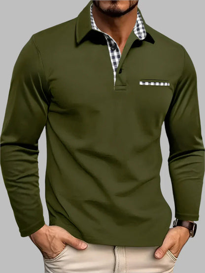 Casual Men's Breathable Polo Shirt