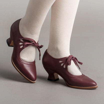 Women’s Vintage Lace-Up Shoes | Heeled