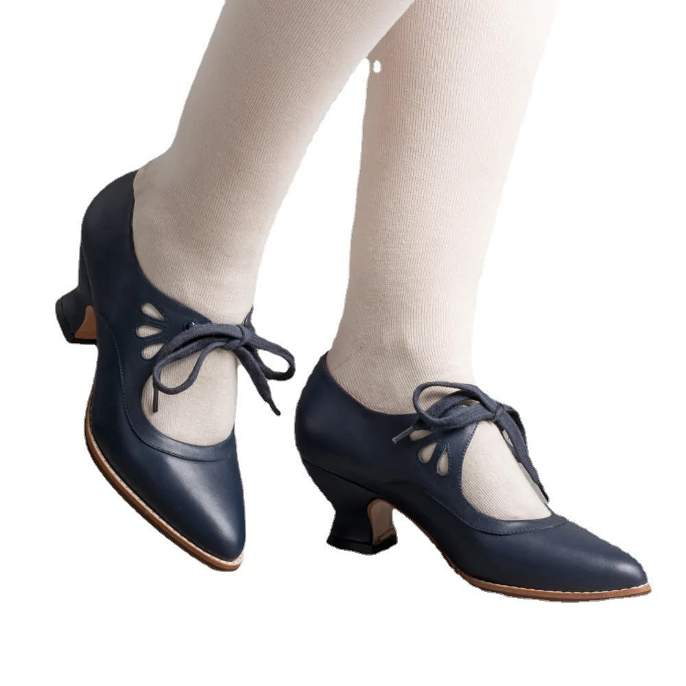 Women’s Vintage Lace-Up Shoes | Heeled