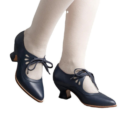 Women’s Vintage Lace-Up Shoes | Heeled