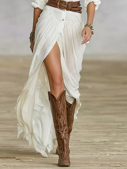 Beautiful Ruffled Women's Dress