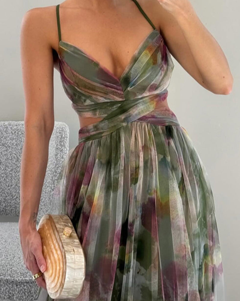 Women's Elegant Cut Out Long Dress