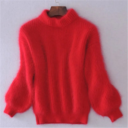 Vintage-Style Angora Sweater by Brenda