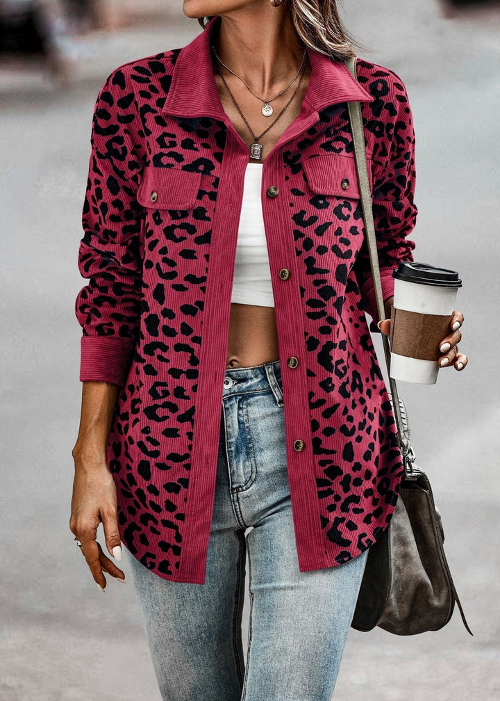 Women's Leopard Print Krystal Jacket