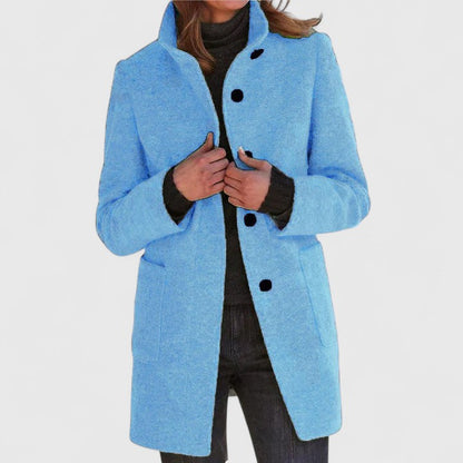 Aya | Mid-Length Coat for Women — Elegance & Daily Warmth