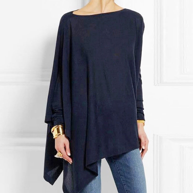 Aliona | Elegant Round Neck and Long Sleeves