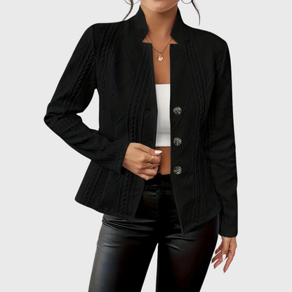 Yunaïa | Chic Buttoned Jacket for Women — Timeless Style & Modern Appeal