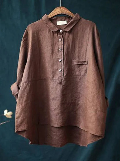 Women's blended cotton shirt - Stylish and comfortable for everyday use
