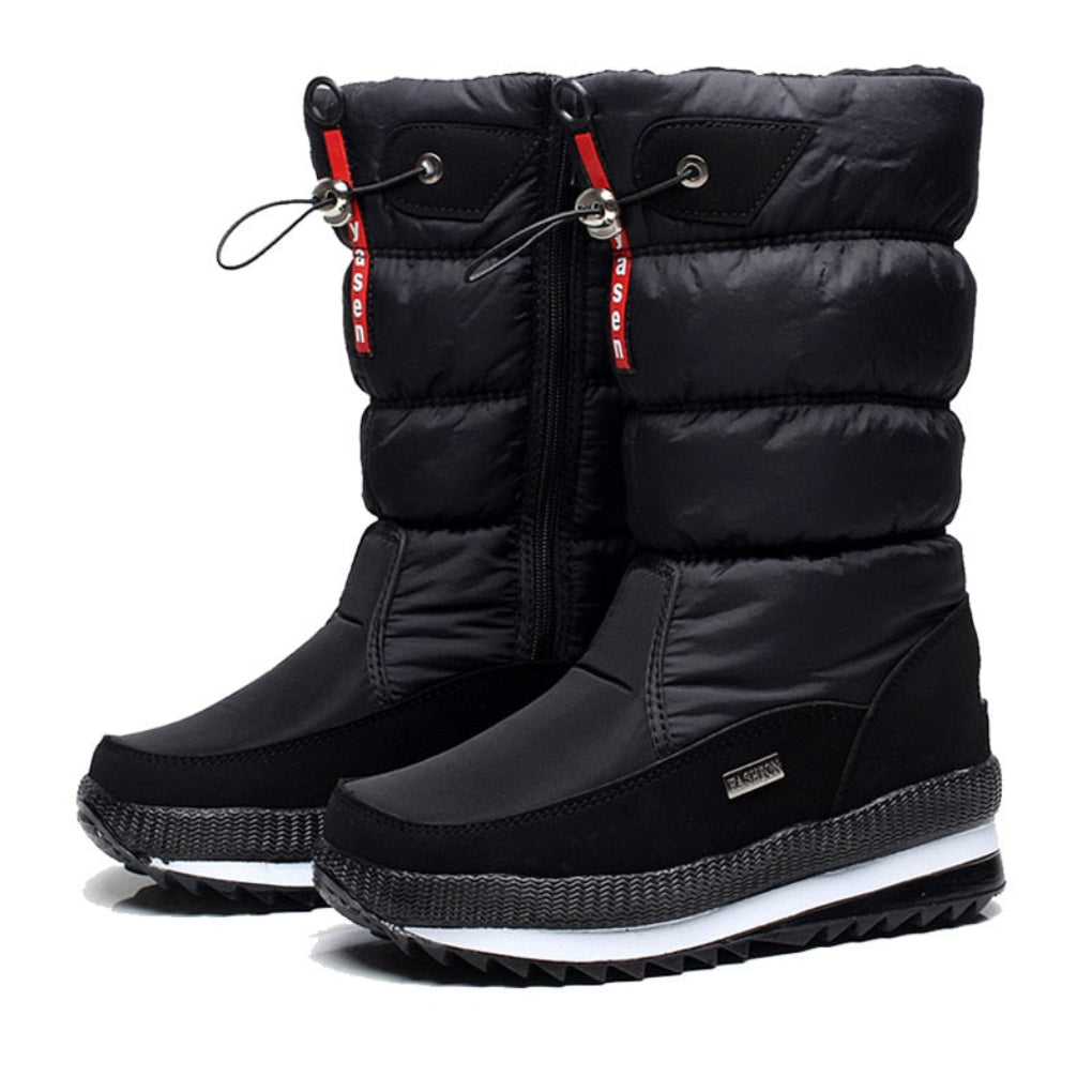 Warm and Fuzzy Women's Snow Boots - Olytrend