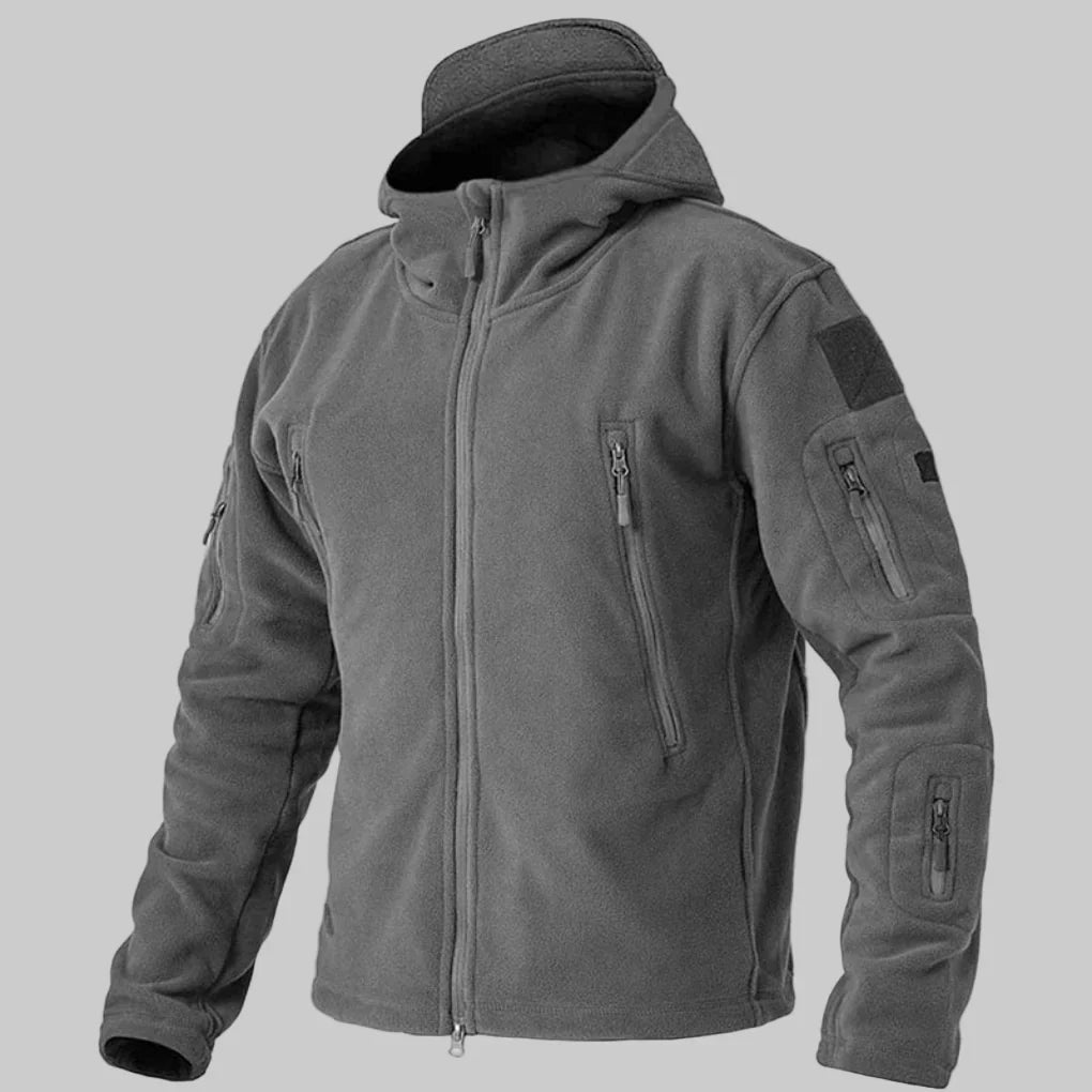 Waterproof Men's Fleece Coat - Durable Daily Jacket