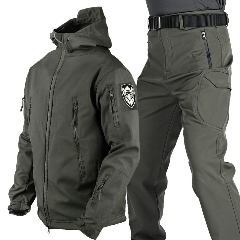 Waterproof Mens Outdoor Jacket Set