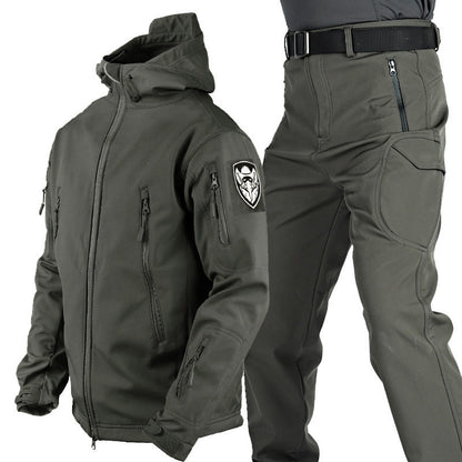 Waterproof Mens Outdoor Jacket Set