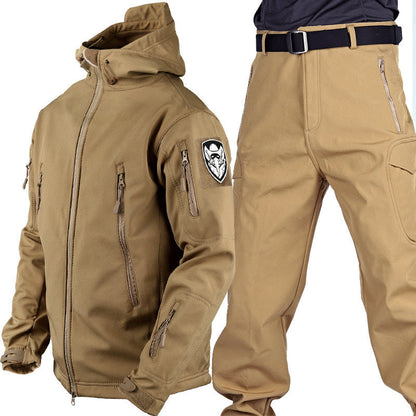 Waterproof Mens Outdoor Jacket Set