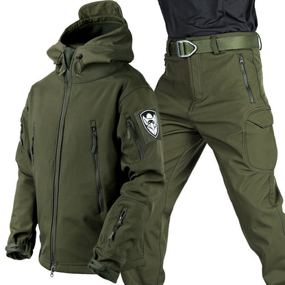 Waterproof Mens Outdoor Jacket Set