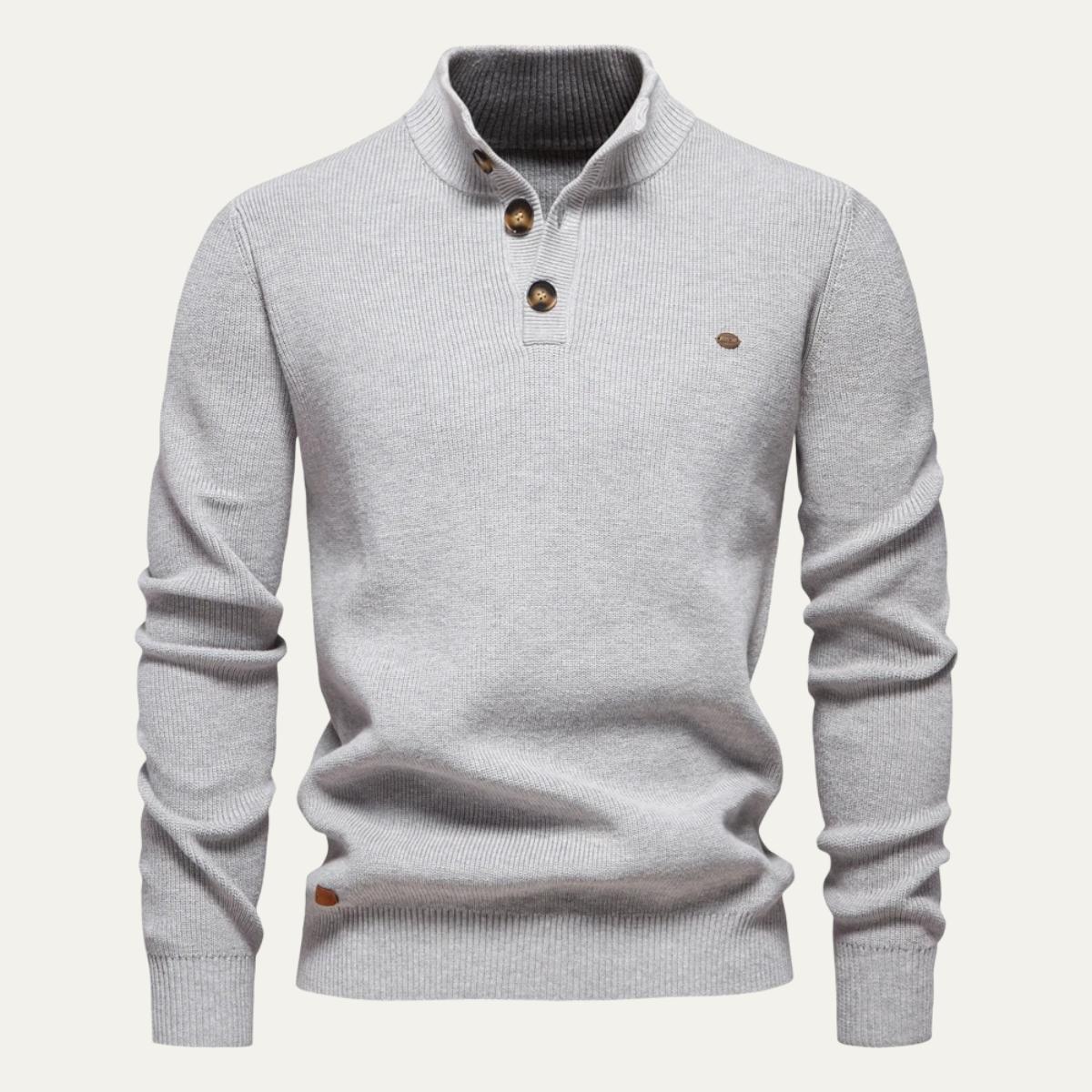 Warm Mens Crew Neck Turtleneck Pullover Sweater