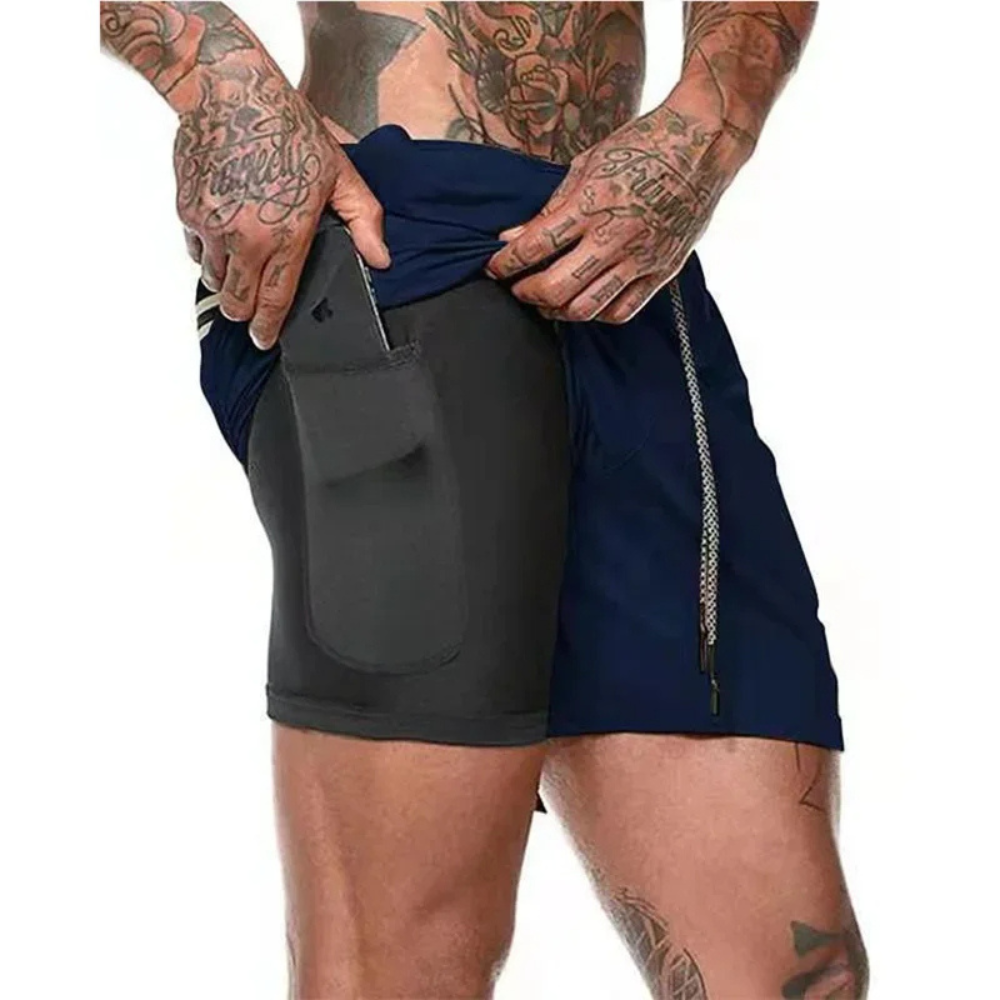 Athletic Men's Shorts for Running and Fitness
