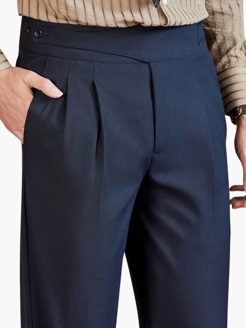 Warm Mens Formal Suit Pants