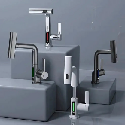 Adjustable LED Waterfall Sink Faucet - Olytrend