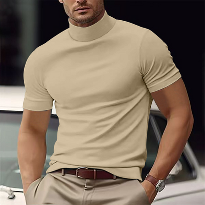 Alvi | Trendy Roll Neck T-Shirt for Men