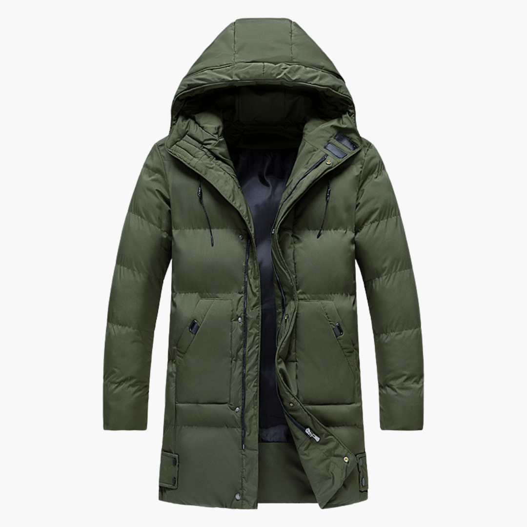 Waterproof Men's Hooded Parka Coat