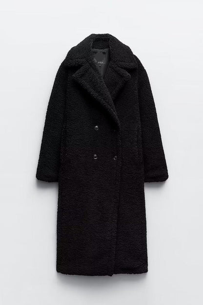 Women's Trendy Teddiza Long Teddy Coat