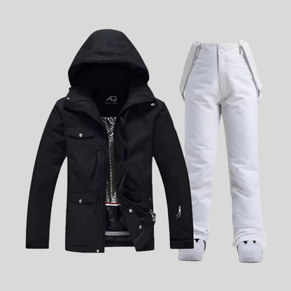 Warm Waterproof Ski Suit Women's Snow Jacket Pants Set