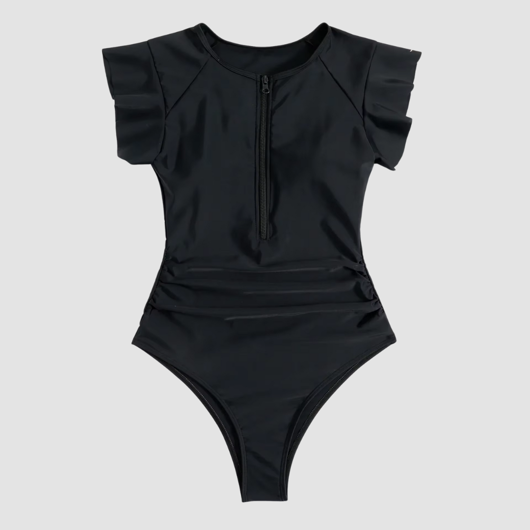 Women's Easy On Zip Front Swimsuit - Olytrend