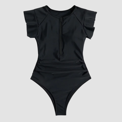 Women's Easy On Zip Front Swimsuit - Olytrend