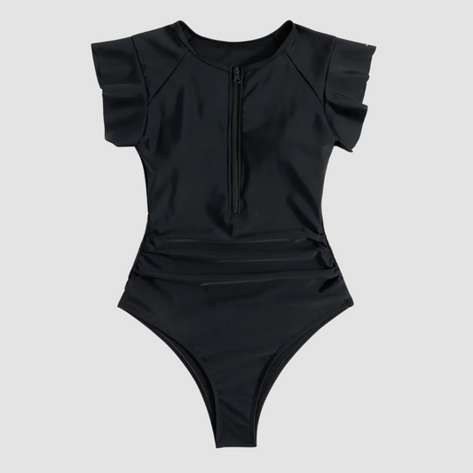 Women's Easy On Zip Front Swimsuit - Olytrend
