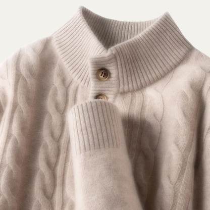 Warm Men's Crew Neck Cashmere Sweater