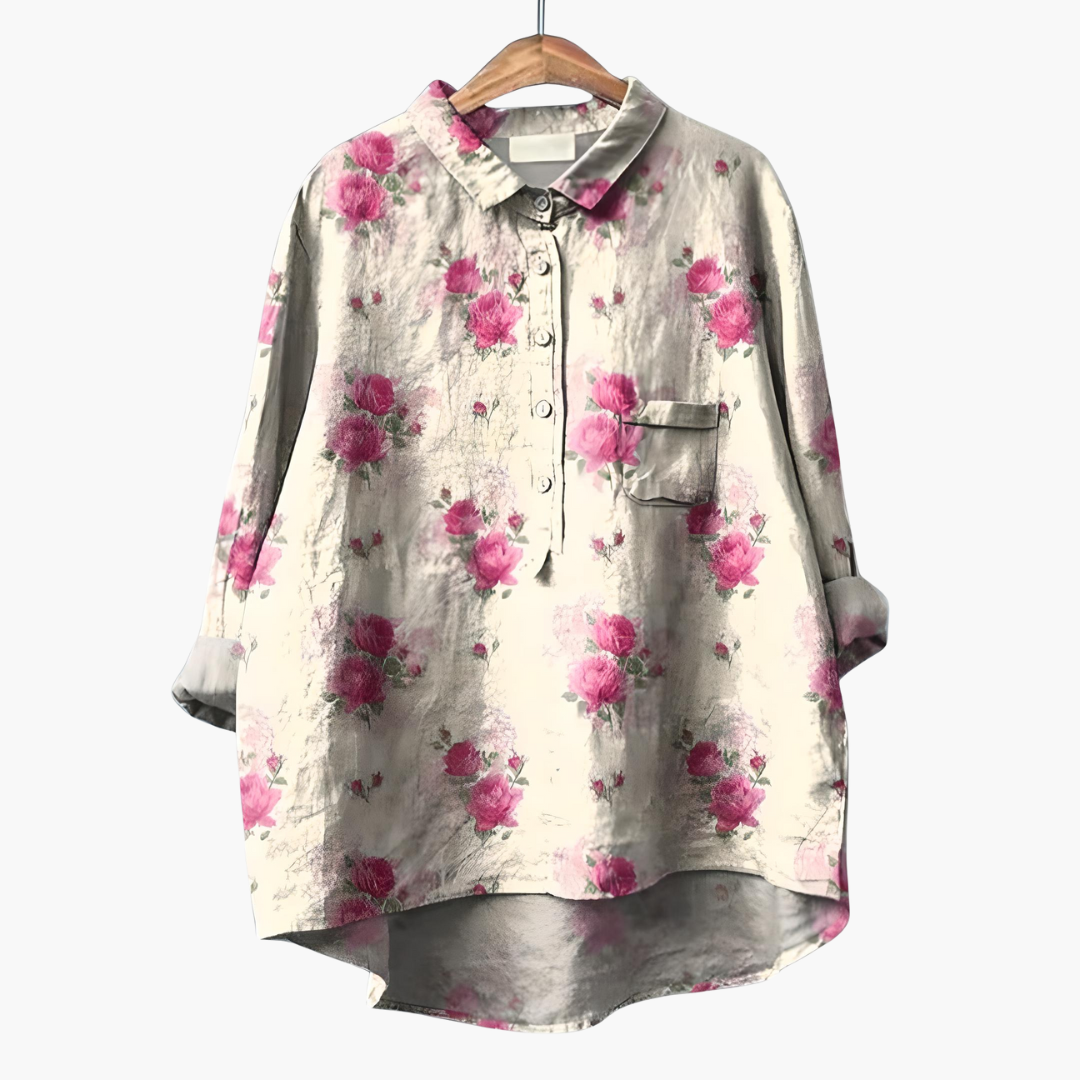 Women's Lightweight Floral Printed Summer Top