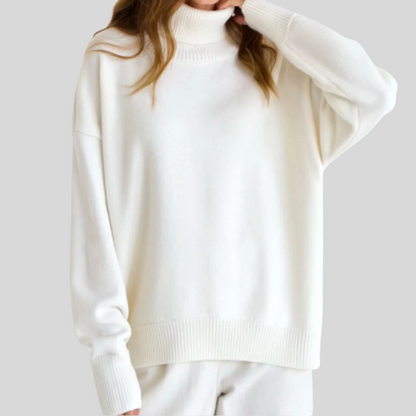 Warm Crew Neck Winter Sweater for Women