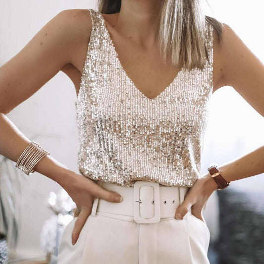 Chic Blouse with a Glamorous Character