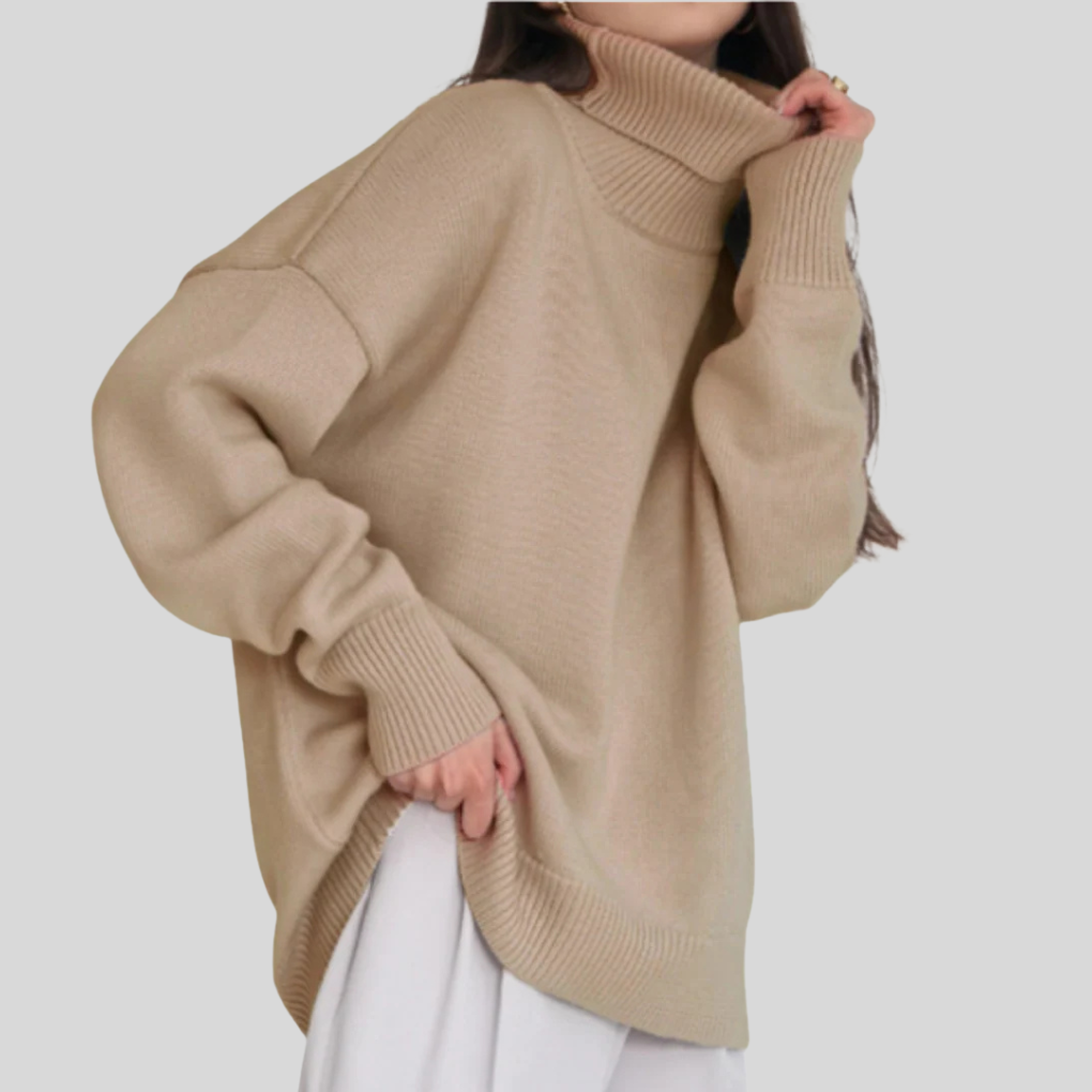 Warm Crew Neck Winter Sweater for Women