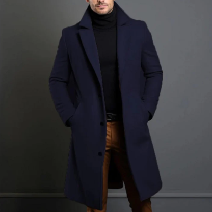Warm Classic Mens Wool Pea Coat