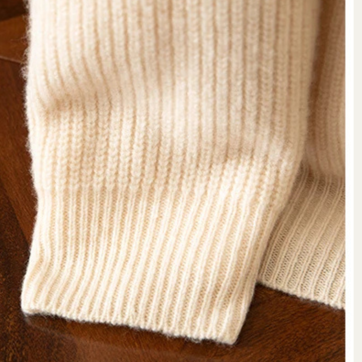 Warm Mens Merino Wool Crew Neck Winter Sweater