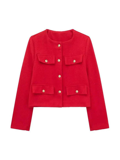 Willow | Short Jacket with Pockets for Women — Elegance & Refined Finish