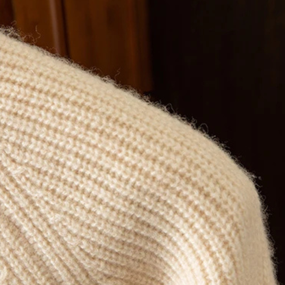 Warm Mens Merino Wool Crew Neck Winter Sweater