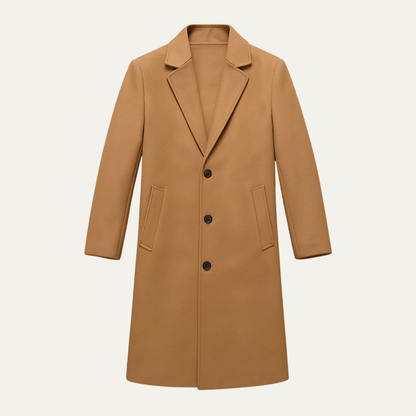 Warm Mens Traditional Wool Pea Coat