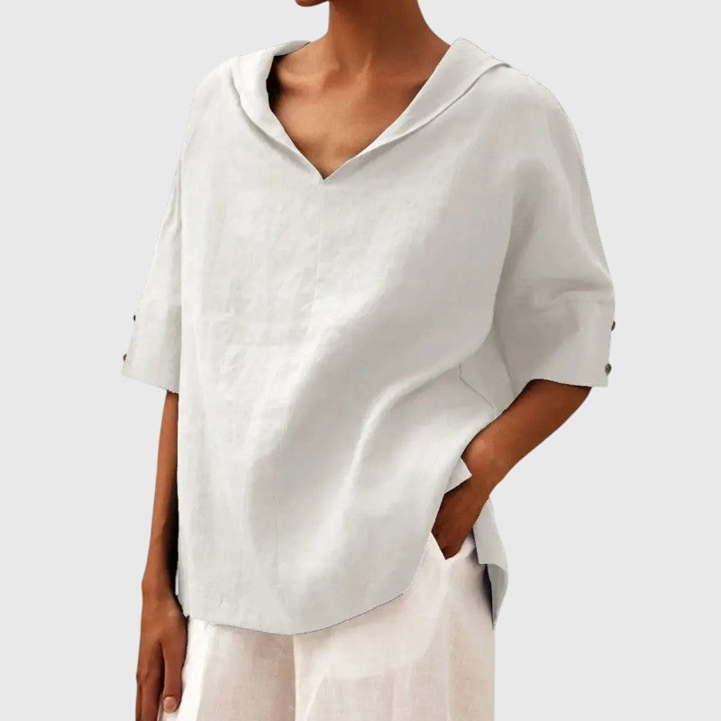 Women's Classic Black Top Blouse