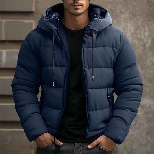Valère | Men's Hooded Winter Jacket — Warmth & Urban Elegance