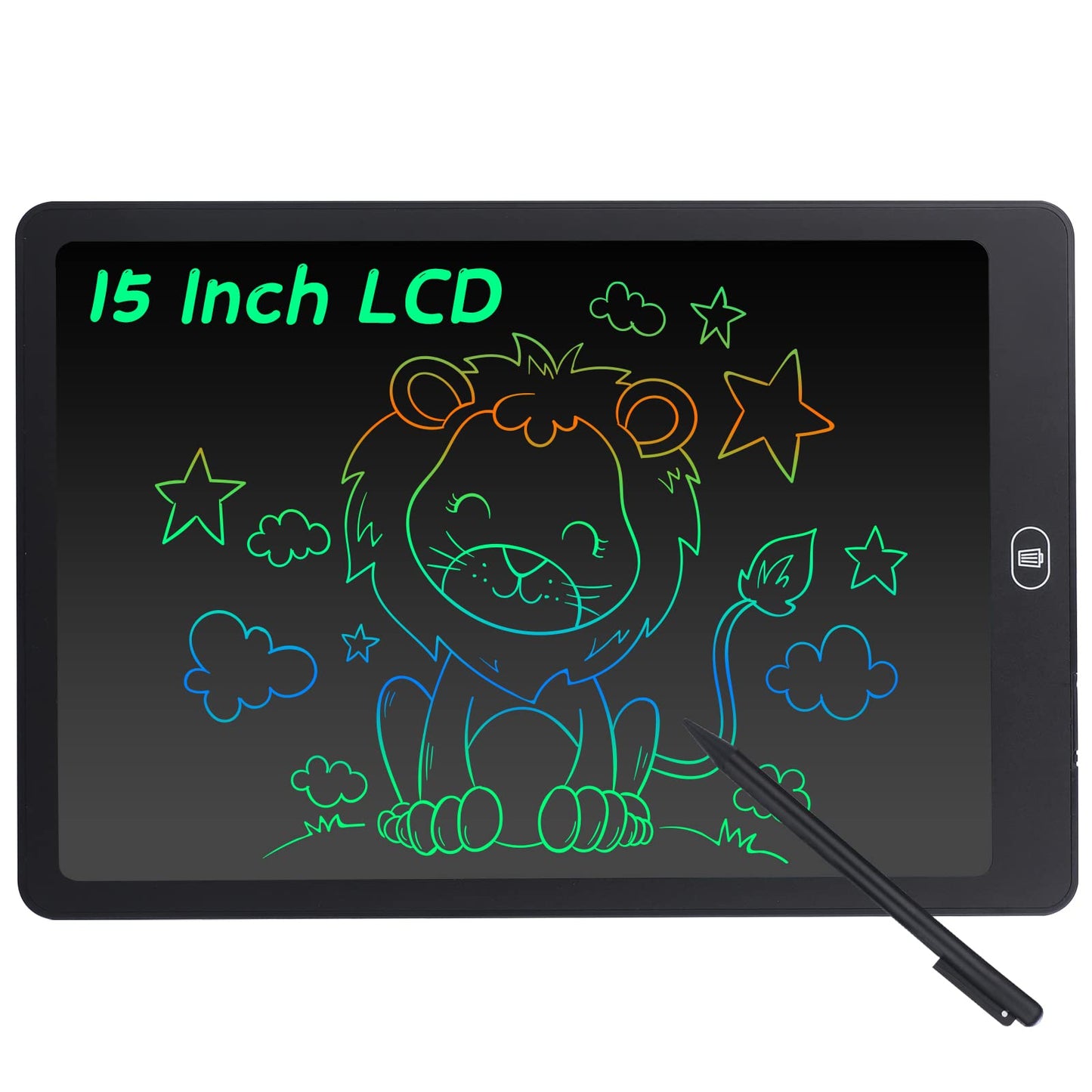 15-inch LCD Writing Board - Electronic Drawing Board for Children and Adults
