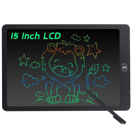 15-inch LCD Writing Board - Electronic Drawing Board for Children and Adults